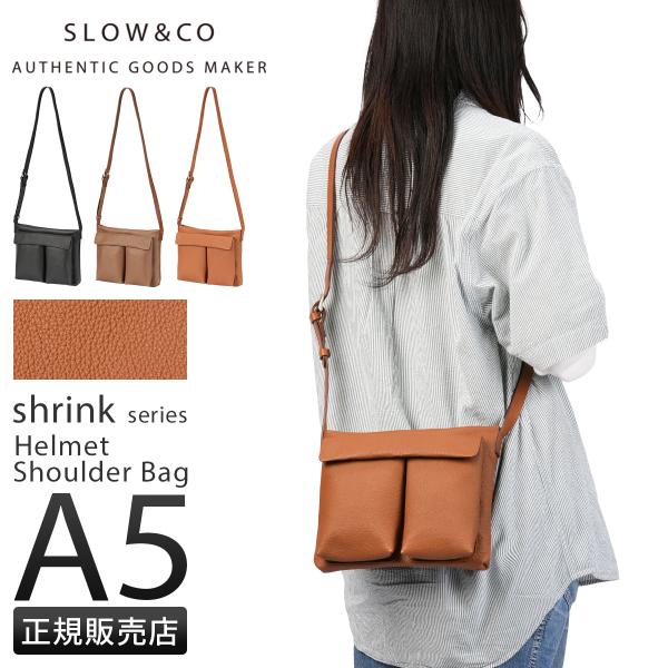 最大50% 11/15限定 スロウ シュリンク ショルダーバッグ?A5 本革 日本製 SLOW Sh...
