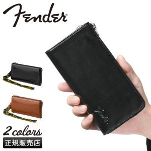 Fender（フェンダー） 長財布 本革 L字ファスナー メンズ 950-704