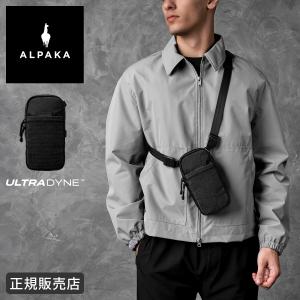 最大41% 8/15限定 ALPAKA アルパカ ミニショルダーバッグ メンズ ブランド 軽量 防水 小さめ 縦型 モジュラーショルダーポケット マックス ウルトラダイン 4294