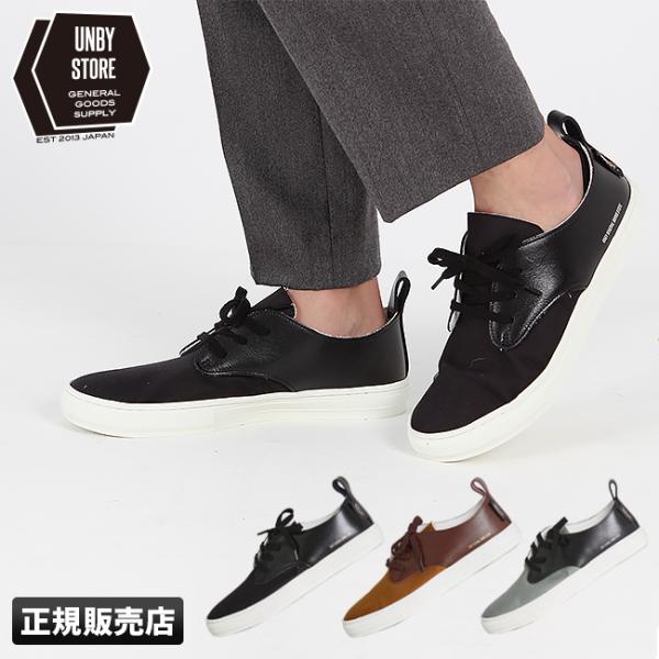 最大42% 1/8限定 アンバイ×バディ スニーカー デッキシューズ 26.5 27.5 メンズ ブ...