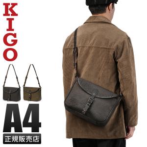 最大51% 5/24限定 キゴ クラシック ブル ショルダーバッグ メンズ