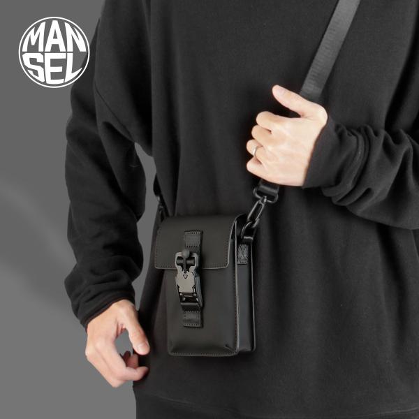 最大51% 12/28限定 マンセル ショルダーバッグ メンズ ブランド ショルダーポーチ スマホシ...