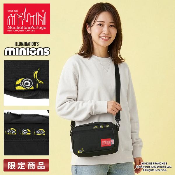 最大53% 3/22まで マンハッタンポーテージ ミニオンズ ミニオン コラボ ショルダーバッグ ブ...