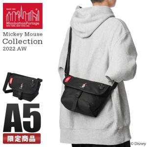 限定品 マンハッタンポーテージ コラボ ミニー ディズニー ショルダーバッグ メンズ レディース 小さめ 斜めがけ Manhattan Portage mp1603min22