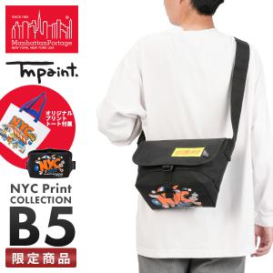 [Manhattan Portage] 正規品【公式】メッセンジャーバッグ Ny STANDARD MESSENGER BAG (XS) CANVAS LIGHT | Manhattan Portage BLACK