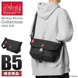 限定品 マンハッタンポーテージ コラボ ミッキー ディズニー メッセンジャーバッグ メンズ レディース 小さめ 斜めがけ Manhattan Portage mp1605jrsmic22