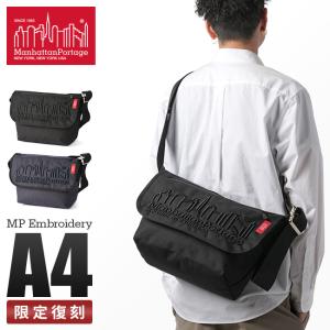 最大29% 4/27限定 復刻数量限定品 マンハッタンポーテージ メッセンジャーバッグ ショルダーバッグ A4 Manhattan Portage MP Embroidery MP1606VJR-3EMB18｜selection