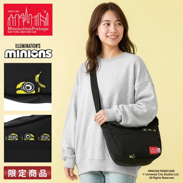 最大53% 3/22まで マンハッタンポーテージ ミニオンズ ミニオン コラボ ショルダーバッグ ブ...