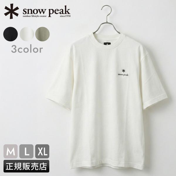 最大41% 2/5限定 スノーピーク Tシャツ 半袖 クルーネックタイプ snow peak NSD...