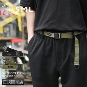 選択で SML ベルト メンズ カジュアル ブランド 穴なし 無段階 バックル FIDLOCK 33502