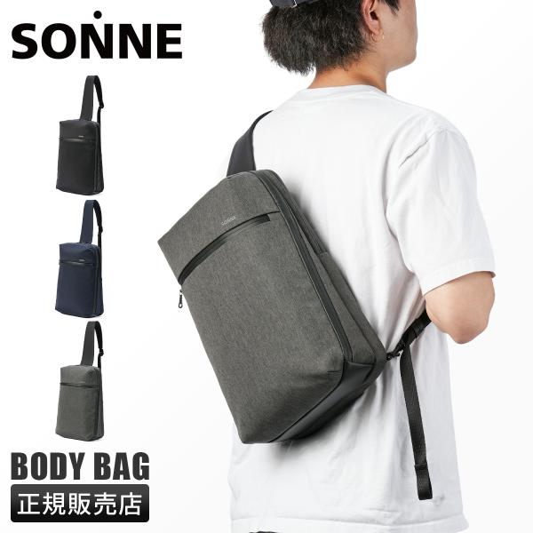 最大42% 12/28限定 ゾンネ トリム ボディバッグ ワンショルダーバッグ メンズ ブランド 斜...