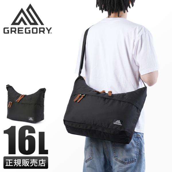 グレゴリー ショルダーバッグ メンズ レディース ブランド 大容量 軽量 舟型 斜めがけ 16L A...