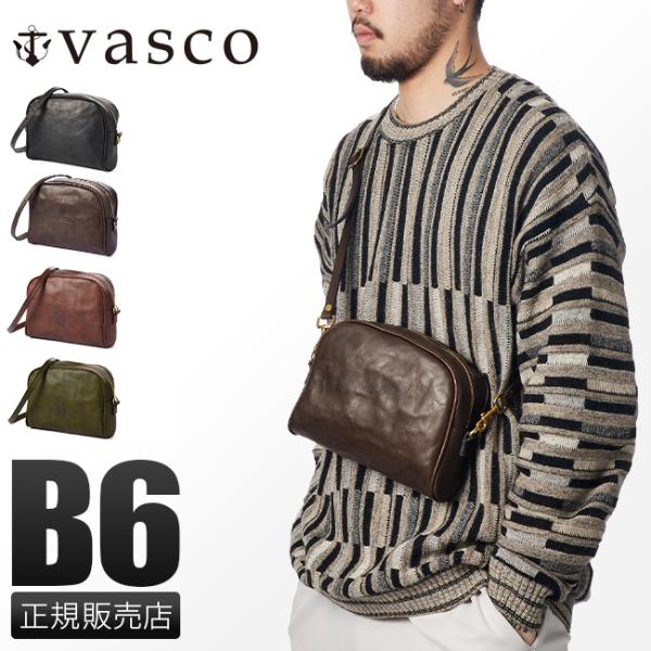 最大50% 10/5限定 vasco バッグ ショルダーバッグ ショルダーポーチ メンズ レザー 本...