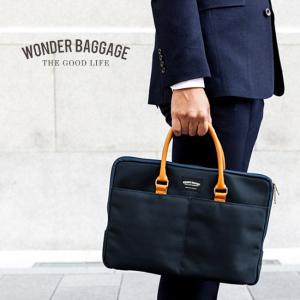 最大31% 1/25限定 ワンダーバゲージ グッドマンズ ビジネスバッグ 1WAY A4 薄マチ スマート バリスタ―ナイロン 本革 日本製 WONDER BAGGAGE WB-G-016 在庫限り