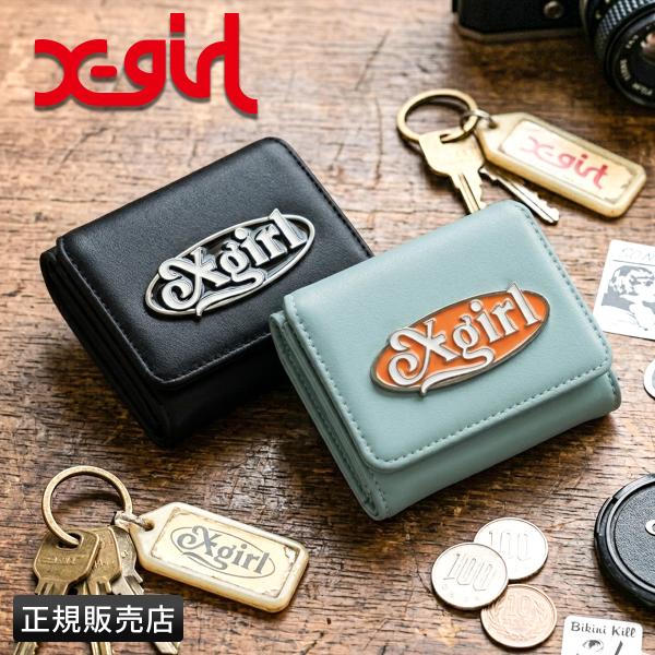 最大42% 4/22限定 エックスガール ミニウォレット 三つ折り財布 合皮 高校生 中学生 女子 ...