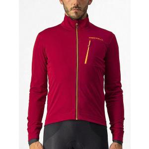 CASTELLI カステリ 21504 GO JACKET（サイクルジャケット）：622 PRO RED/BRILLIANT ORANGE｜selectit-plus