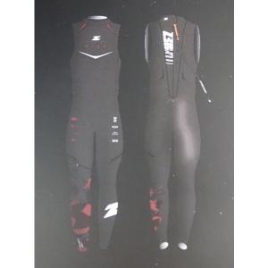 Z3R0D Wetsuits FLEX SLEEVELESS MAN（トライアスロン用ウェットスーツ）：BLACK/RED