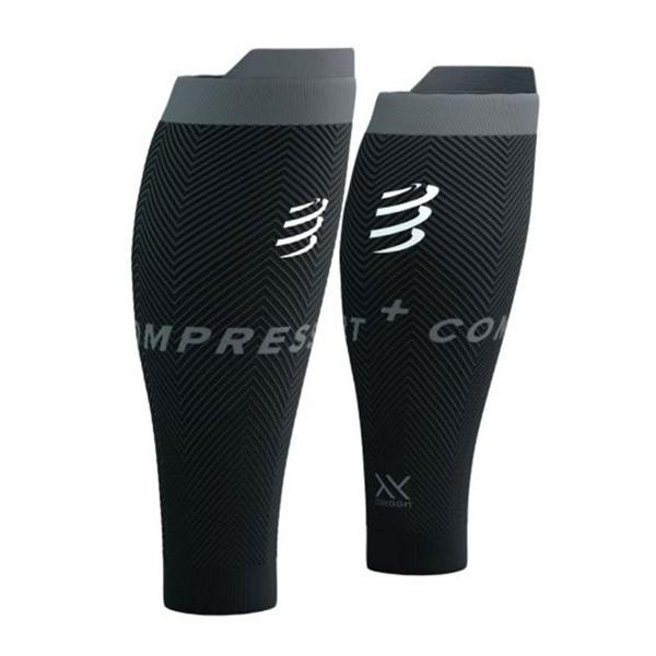 COMPRESSPORT コンプレスポーツ R2 オキシジェン（カーフスリーブ）：BLACK/STE...