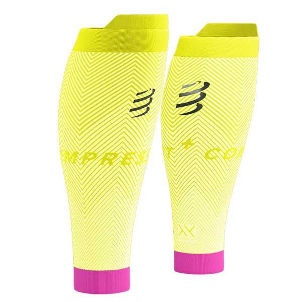 COMPRESSPORT コンプレスポーツ R2 オキシジェン（カーフスリーブ）：SAFE YELL...