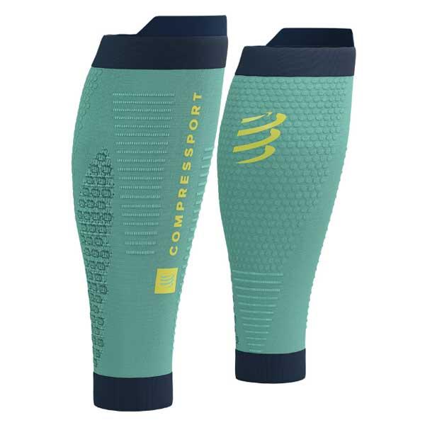 COMPRESSPORT コンプレスポーツ R2 3.0（カーフスリーブ）：SHELL BLUE/B...