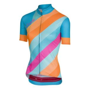 CASTELLI カステリ 18040 PRISMA JERSEY（レディースサイクルジャージ）:086 Multicolor Sky Blue｜selectit-plus