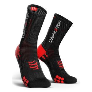 COMPRESSPORT コンプレスポーツ Racing Socks V3 BIKE（サイクルソックス）:BLACK/RED