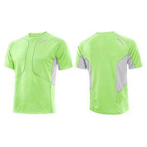 2XU MR2201a Comp Run S/S Top（ランニングウェア）:NLM/CGY