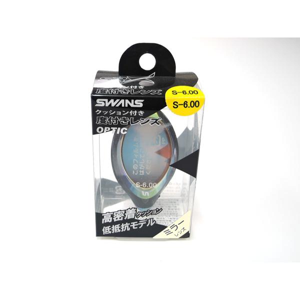 SWANS(スワンズ) SRXCL-M　スイムゴーグル 度付レンズ (片眼1個) ：スモーク/オレン...