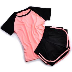 スポーツウェア レディース ピーチピンク トレ...の詳細画像1