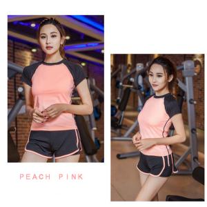 スポーツウェア レディース ピーチピンク トレ...の詳細画像5