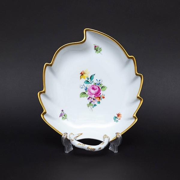 アウガルテン リッチフローラルブーケ リーフディッシュ