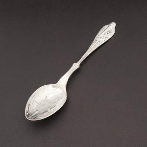 ジョージジェンセン　希少品ローズリリー　シルバーティースプーン7本セット143g ジョージジェンセン 希少品ローズリリー シルバーティースプーン7本