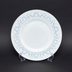 WEDGWOOD（ウェッジウッド） ドルフィン（ホワイト） 27cmプレート ※銀