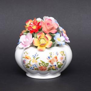 陶器 陶花 ピンクのバラ インテリア イタリア置物 イタリア雑貨 陶器 陶花 ピンクのバラ インテリア イタリア置物 イタリア雑貨