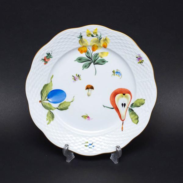 ヘレンド フルーツネッカー 19cmプレート（スイートピー） ※マスターペインター