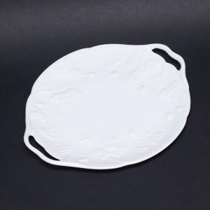 WEDGWOOD（ウェッジウッド） ドルフィン（ホワイト） 27cmプレート ※銀