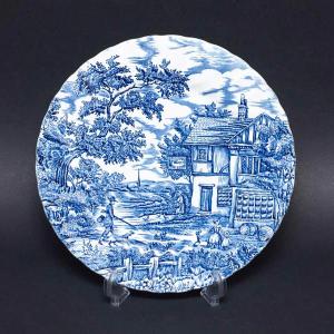 WEDGWOOD（ウェッジウッド） ドルフィン（ホワイト） 27cmプレート ※銀
