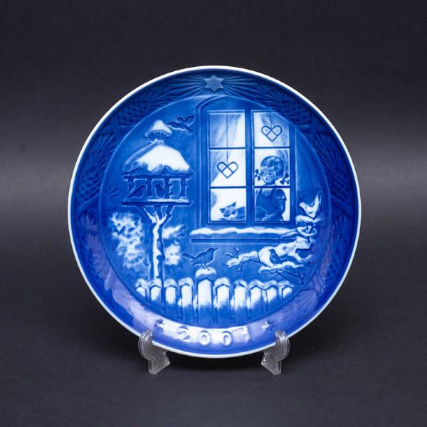 ロイヤル・コペンハーゲン イヤープレート（2001年）『Watching The Birds（鳥の観...