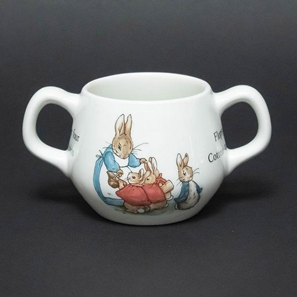 ウェッジウッド ピーターラビット ダブルハンドルマグ（旧刻印）