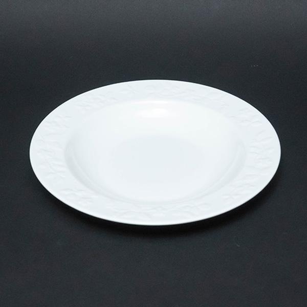 ウェッジウッド ワイルドストロベリーホワイト 23cmディーププレート