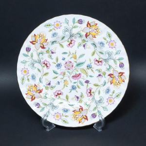 MINTON（ミントン） 英国製 ハドンホール ブルー 21cmプレート 深型