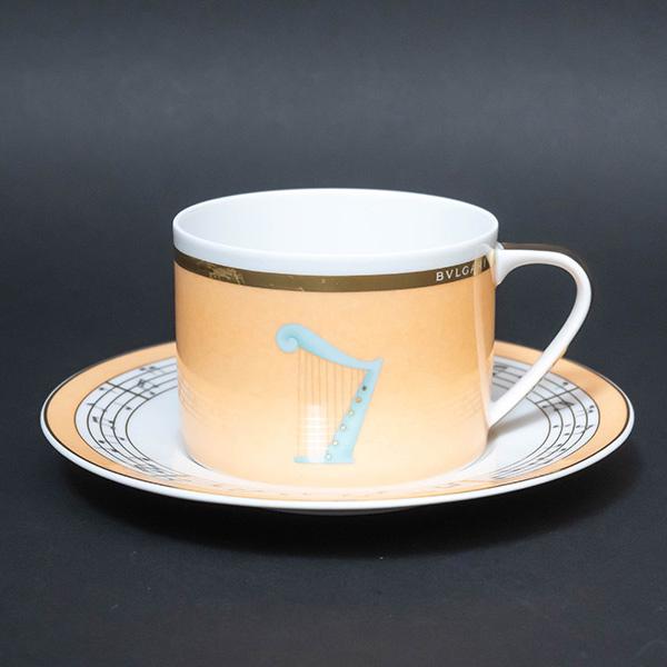ローゼンタール × ブルガリ コンチェルト（ハープ） ティーカップ＆ソーサー
