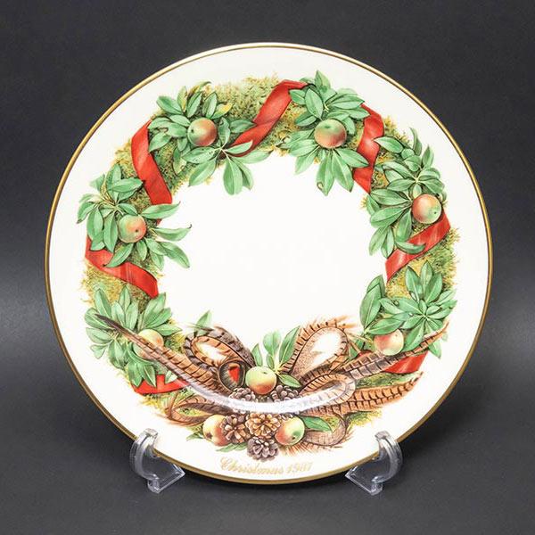 レノックス コロニアルクリスマスリースプレート（1987年） 『Pennsylvania（ペンシルベ...