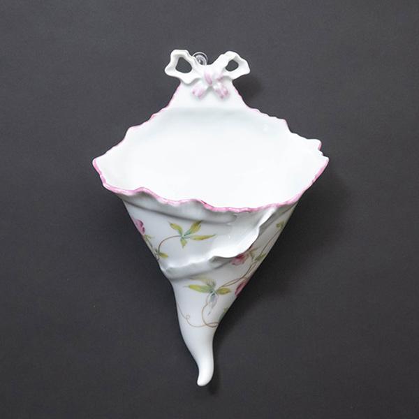 A GIRAUD &amp; C LIMOGES（ジローリモージュ） 壁掛け花入れ