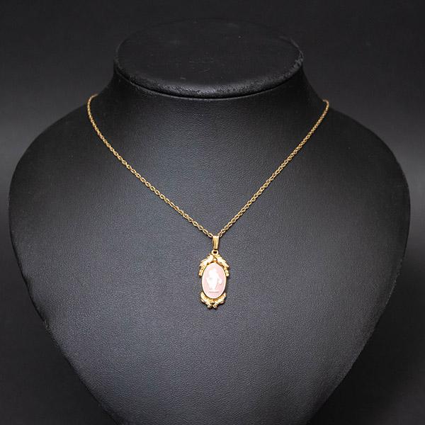 ウェッジウッド ジャスパー（ピンク） ミューズ ペンダント