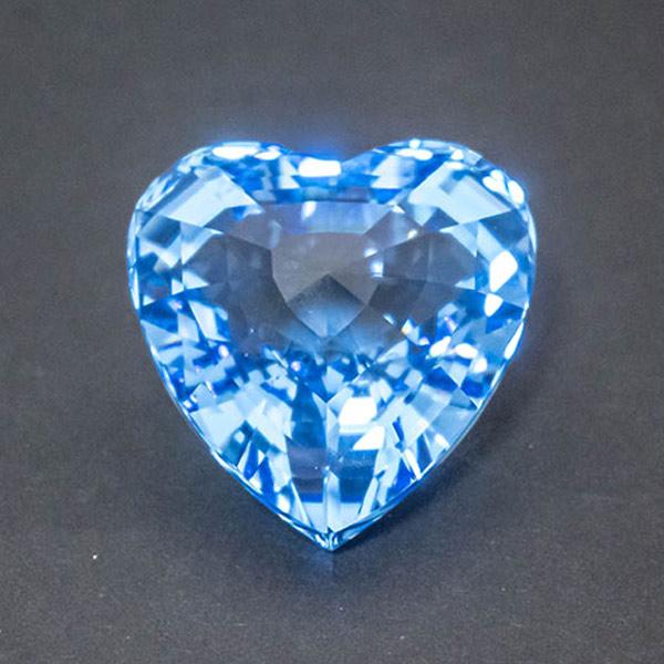 スワロフスキー SCS会員リニューアルギフト ハート（ブルー）