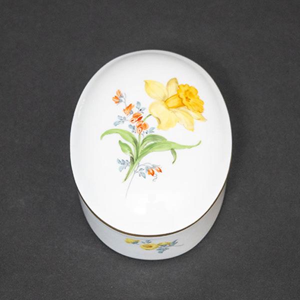 マイセン ベーシックフラワー（二つ花） オーバルボックス