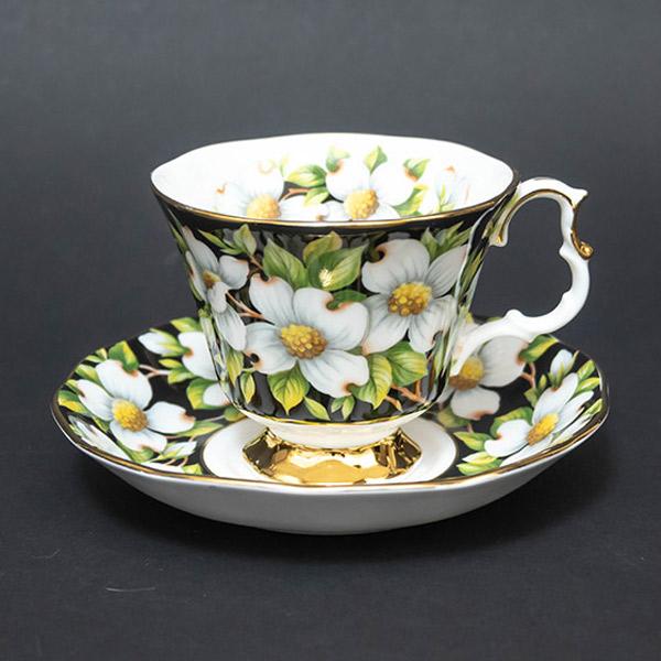 ロイヤル・アルバート プロヴィンシャルフラワーズ（ドッグウッド） カップ＆ソーサー
