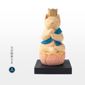 アンティーク平和的な笑顔で幸せやお金を招く一刀彫の布袋さんの猫の彫刻オブジェ アンティーク平和的な笑顔で幸せやお金を招く一刀彫の布袋さんの猫の