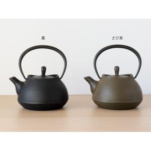 壱鋳堂 ITCHU-DO 鉄瓶 刷毛目 黒 さ...の詳細画像1